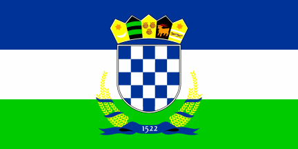 [Croatia with changed colours and a wreath added.]